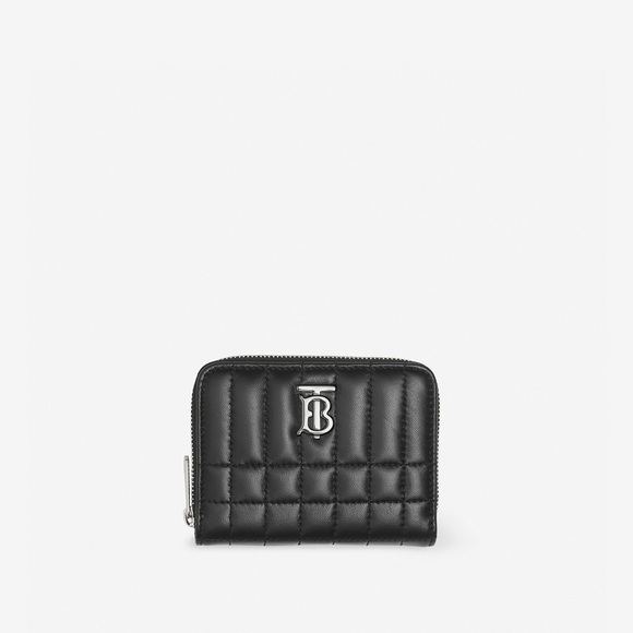 BURBERRY Black Palladio Lola Quilted Leather Wallet- new with tags - Picture 1 of 7